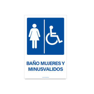 Baño Mujeres y Minusvalidos