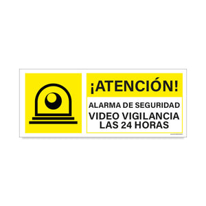 Atención Alarma de Seguridad Video Vigilancia las 24 Horas