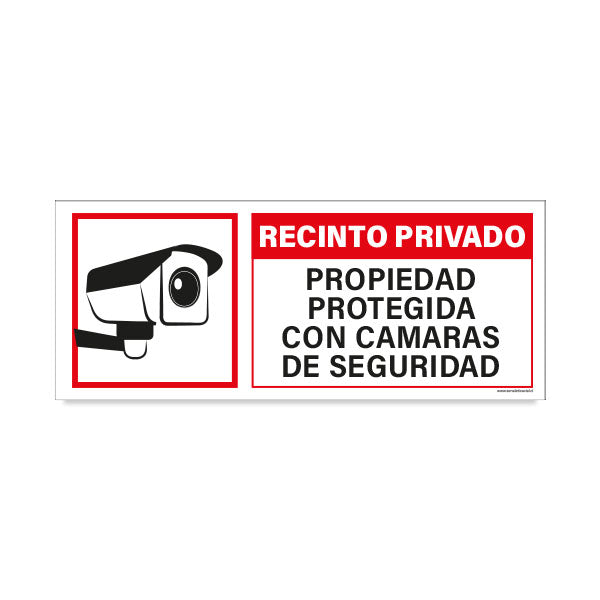 Recinto Privado Propiedad Protegida con Camaras de Seguridad