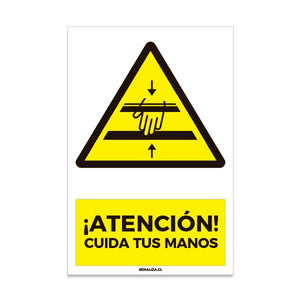 Atención Cuida tus manos