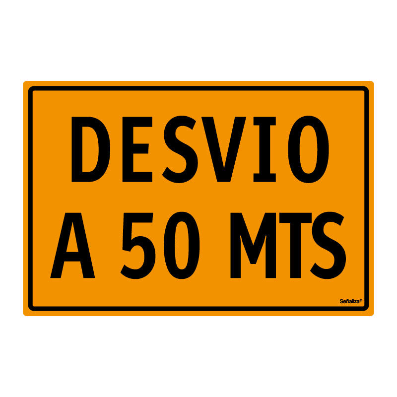 Desvío a 50 mts (Línea Económica)