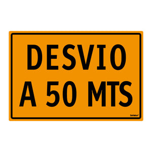 Desvío a 50 mts (Línea Económica)
