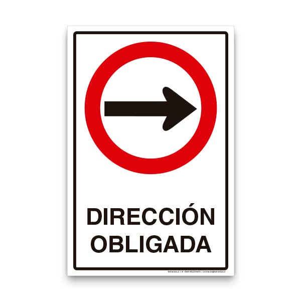 Dirección Obligada Derecha