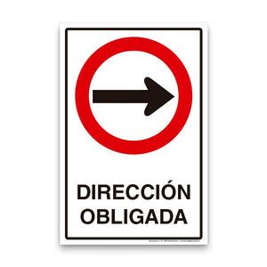 Dirección Obligada Derecha