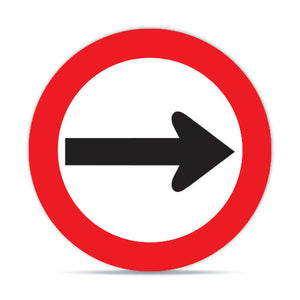 Dirección Obligada Derecha RO-3a