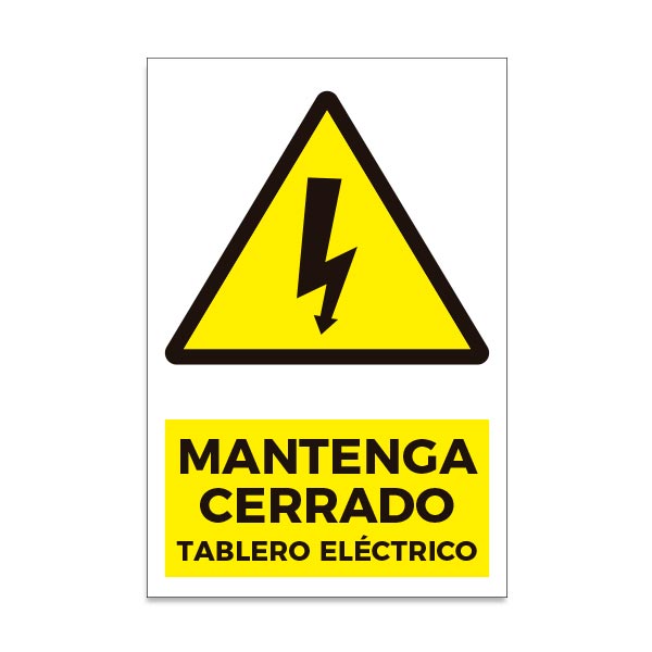 Mantenga Cerrado Tablero Eléctrico