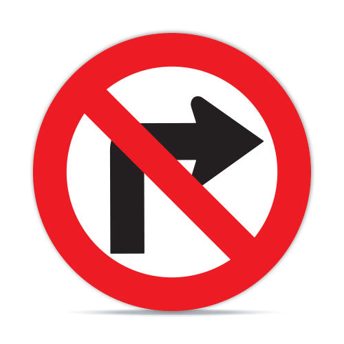 No Virar Derecha RPO-2b