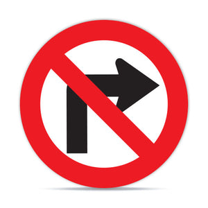 No Virar Derecha RPO-2b