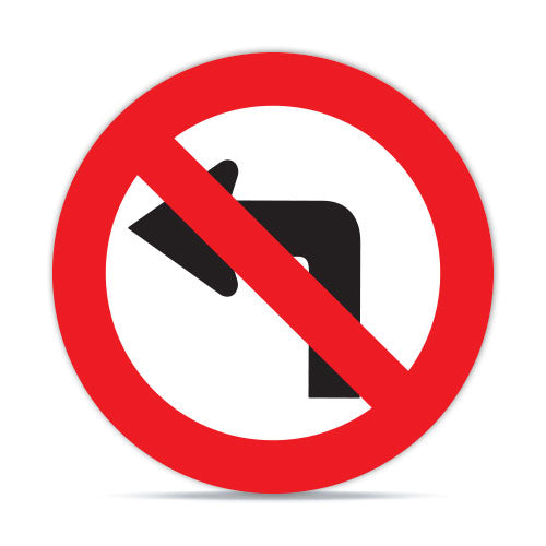 No Virar Izquierda RPO-2a