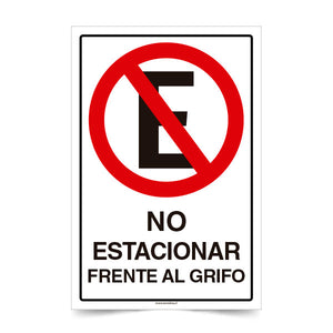 No Estacionar Frente al Grifo