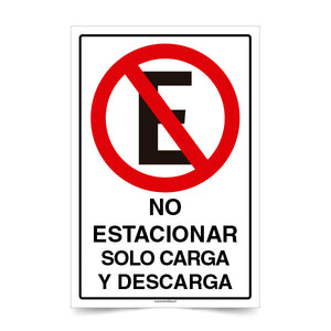 No Estacionar Solo Carga y Descarga
