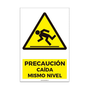 Precaución Caída Mismo Nivel