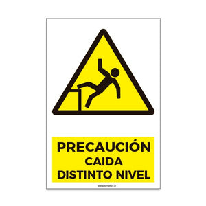 Precaución Caída Distinto Nivel