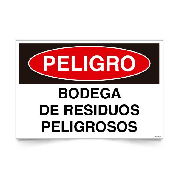 Peligro Bodega de Residuos Peligrosos
