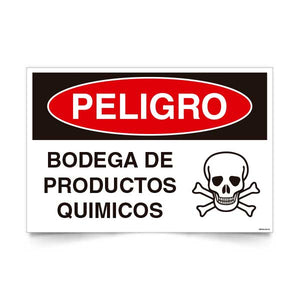 Peligro Bodega de Productos Quimicos