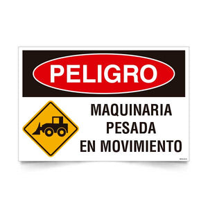 Peligro Maquinaria Pesada en Movimiento