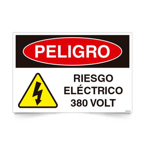 Peligro Riesgo Eléctrico 380 Volt