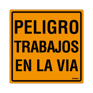 Peligro Trabajos en la Vía (Línea Económica)