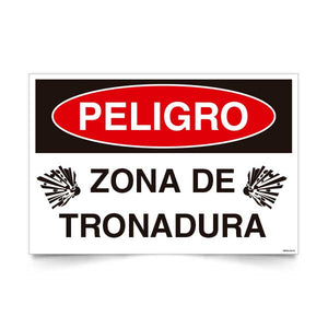 Peligro Zona de Tronaduras