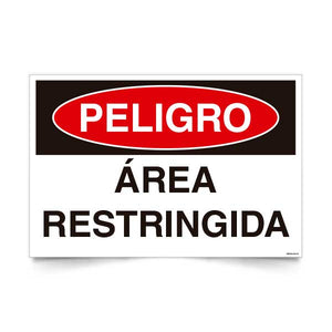 Peligro Área Restringida