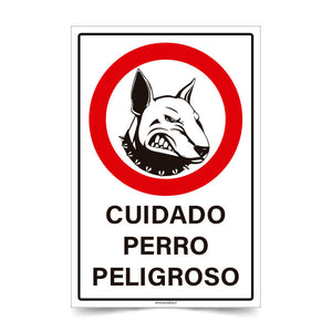 Perro Peligroso Bull Terrier