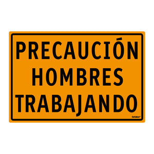 Precaución Hombres Trabajando (Línea Económica)