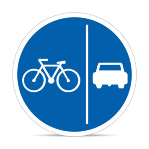 Superficie Segregada Motorizados Biciclos RO-13a