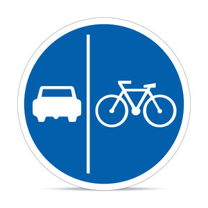 Superficie Segregada Motorizados Biciclos RO-13b