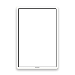 Señalética Vertical Blanca