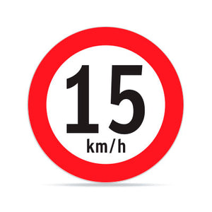 Velocidad Máxima 15km RR-1