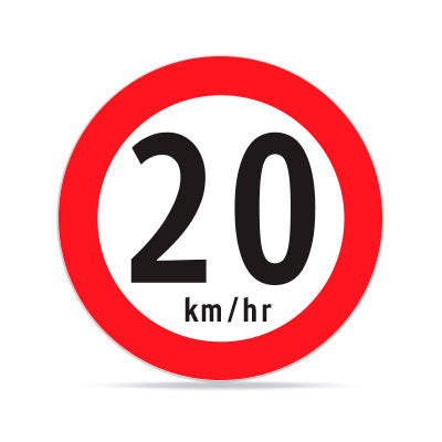 Velocidad Máxima 20km RR-1