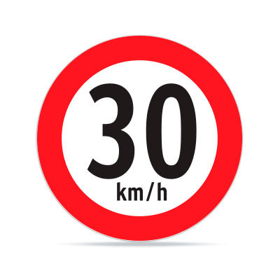 Velocidad Máxima 30km RR-1