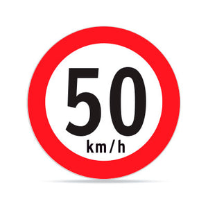 Velocidad Máxima 50km RR-1