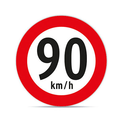 Velocidad Máxima 90km RR-1