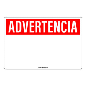 Señaletica de Advertencia