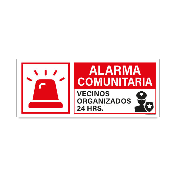 Alarma Comunitaria Vecinos Organizados 24 Hrs