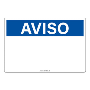 Señalética de Aviso