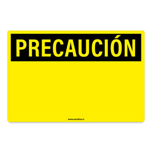 Señalética Precaución A