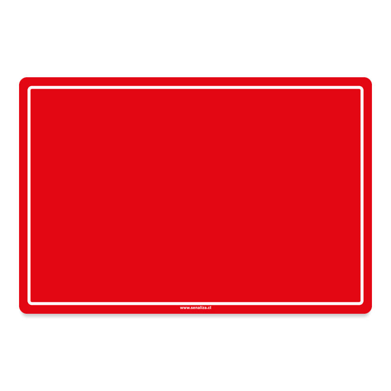 Señalética Roja