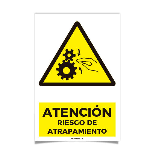 Atención Riesgo de Atrapamiento B