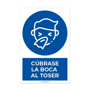 Cúbrase la boca al toser