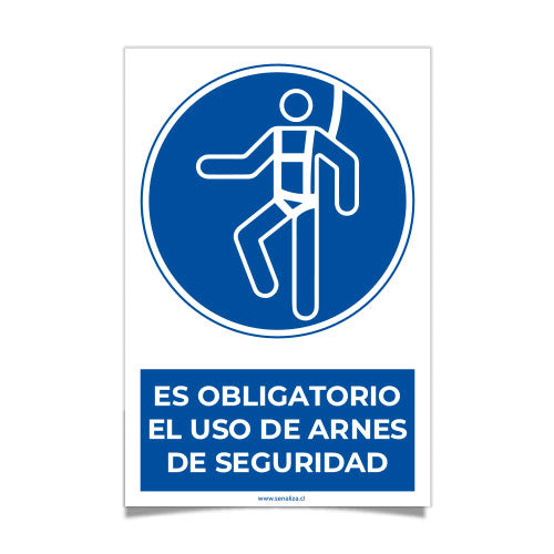 Es Obligatorio El Uso de Arnes de Seguridad