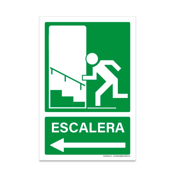 Vía de Evacuación Escalera a la Izquierda