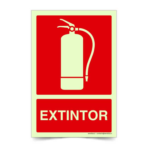 Extintor Fotoluminiscente