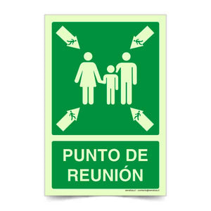 Punto de Reunion Fotoluminiscente