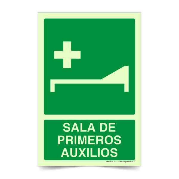 Sala de Primeros Auxilios Fotoluminiscente