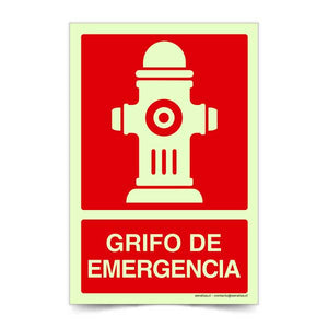 Grifo de Emergencia Fotoluminiscente