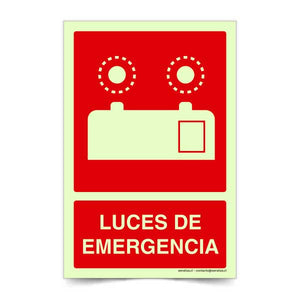 Luces de Emergencia Fotoluminiscente