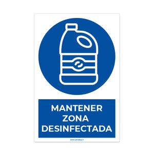 Mantenga Zona Desinfectada