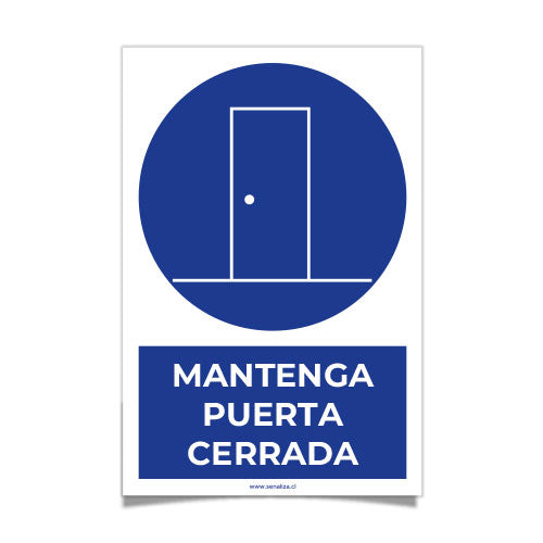 Mantenga Puerta Cerrada